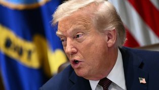 (Arquivo) ) O presidente Donald Trump aplicou uma tarifa de 50% sobre importações procedentes do Brasil - AFP/Arquivos