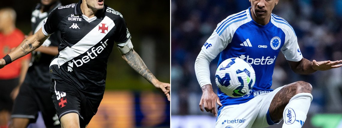 Montagem ISTOÉ: Matheus Lima/Vasco // Gustavo Aleixo/Cruzeiro
