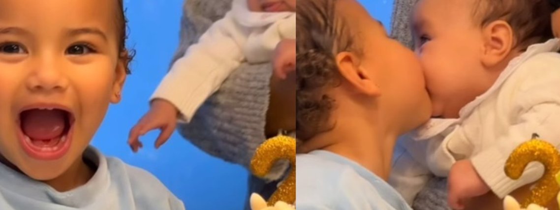 Bruna Biancardi mostra mesversário da filha caçula com Neymar