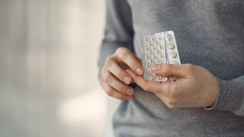 Cartelas de medicamentos antidepressivos