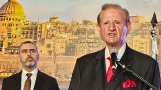 Embaixador de Malta, John Aquilina, durante evento que celebra 50 anos de relação com o Brasil
