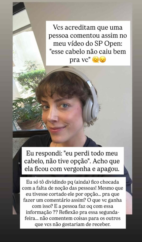 Fabiana Justus expõe críticas por conta do corte de cabelo: 'Não tive opção'