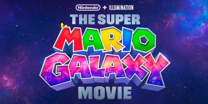 Super Mario: Nintendo celebra 40 anos da franquia com novos jogos e filme 7 Logo do Filme The Super Mario Galaxy Movie