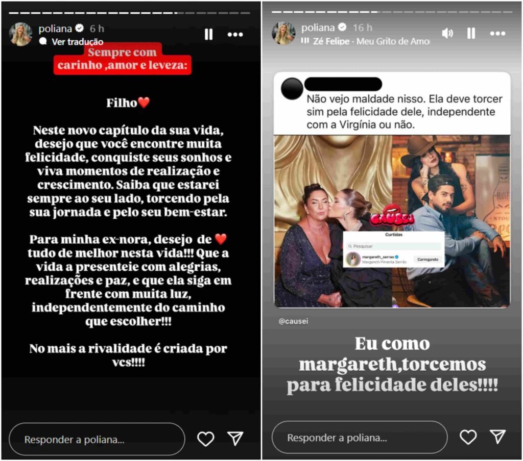 Poliana Rocha desabafa em meio a boatos de romance entre Zé Felipe e Ana Castela 3 Poliana Rocha desabafa em meio a boatos de romance entre Zé Felipe e Ana Castela