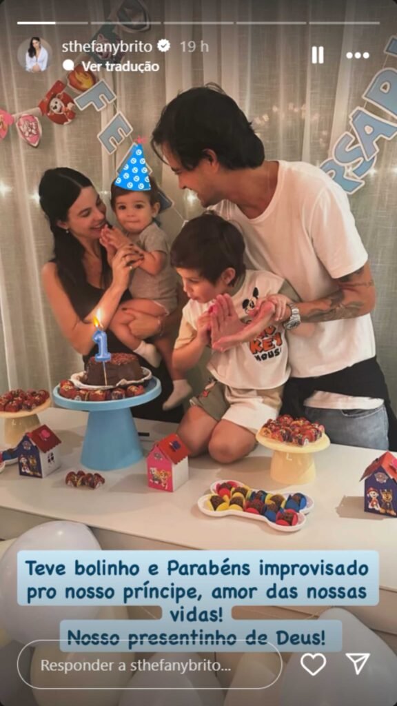Sthefany Brito cancela festa de 1 ano do filho por motivo de saúde: ‘Passou mal’ 2 Sthefany Brito cancela festa de 1 ano do filho por motivo de saúde: ‘Passou mal’