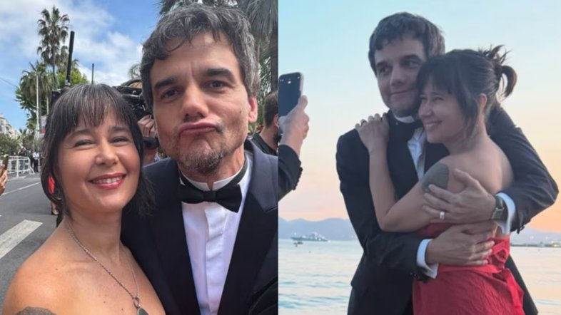 Wagner Moura e esposa, Sandra Delgado