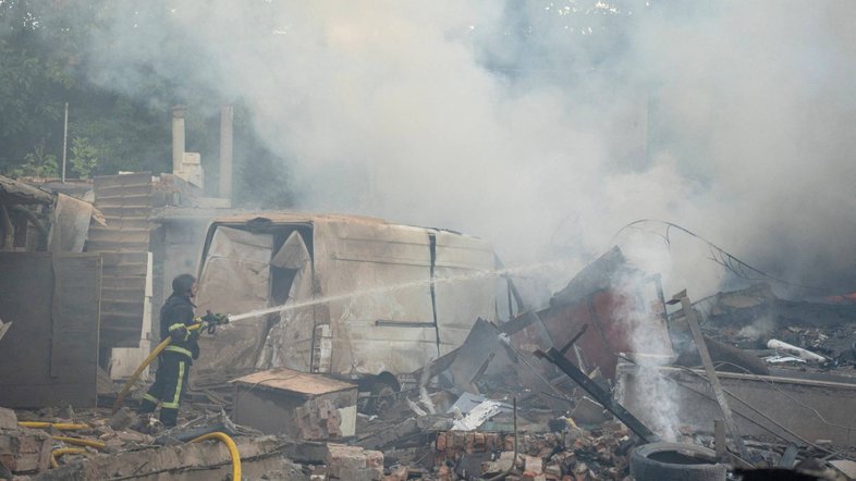 Press service of the State Emergency Service of Ukraine in Khmelnytskyi region/Handout via REUTERS