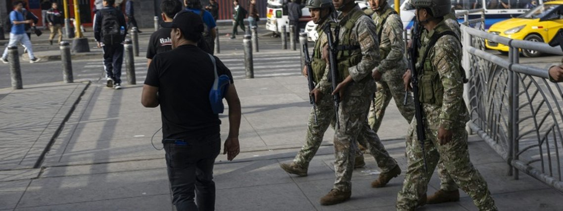 Governo envia militares a Lima por onda de insegurança