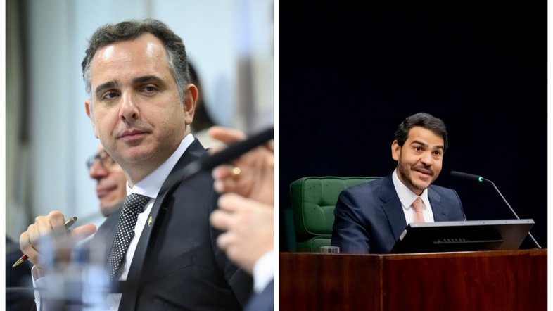 Rodrigo Pacheco e Jorge Messias STF