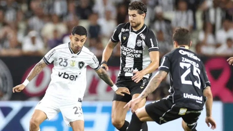 Botafogo ganha do Ceará e permanece firme na briga pelo G-4 do Brasileirão
