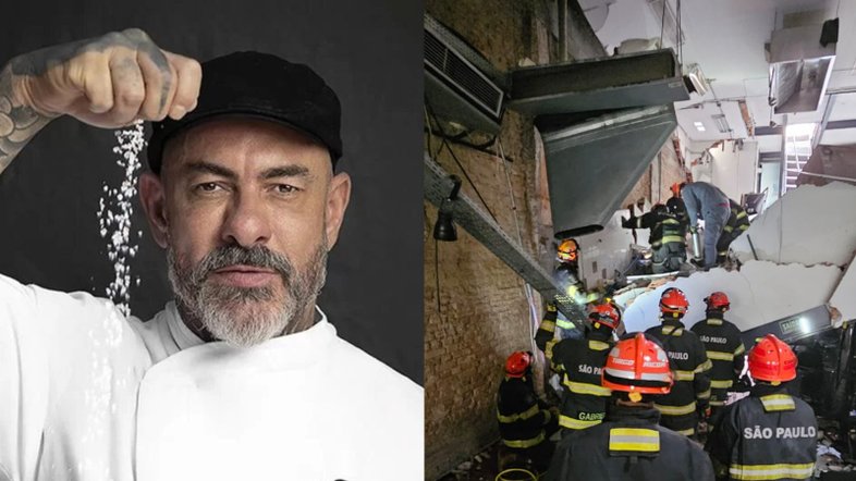 Fogaça é sócio de restaurante que desabou em SP? Entenda relação do chef com o Jamile
