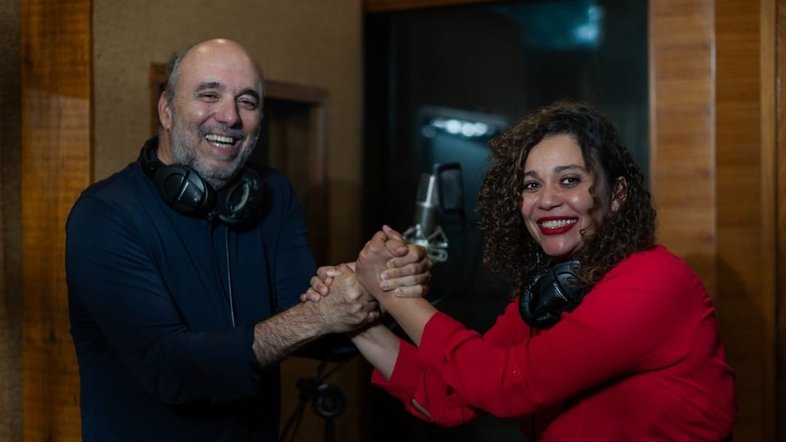 Juca Novaes e Solange Cesarovna