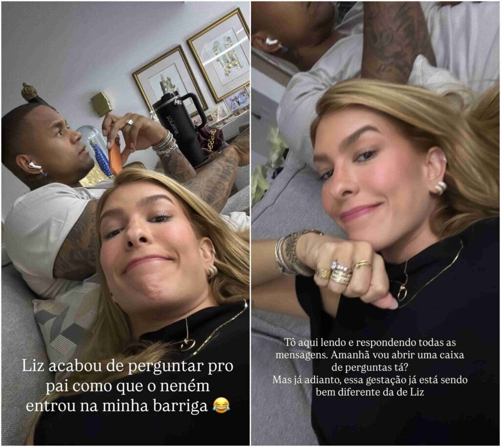 Lore Improta expõe pergunta embaraçosa de filha após revelar gravidez 2 Lore Improta expõe pergunta embaraçosa de filha após revelar gravidez