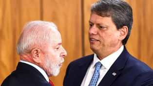 Presidente Luiz Inácio Lula da Silva e Tarcísio de Freitas, governador de SP