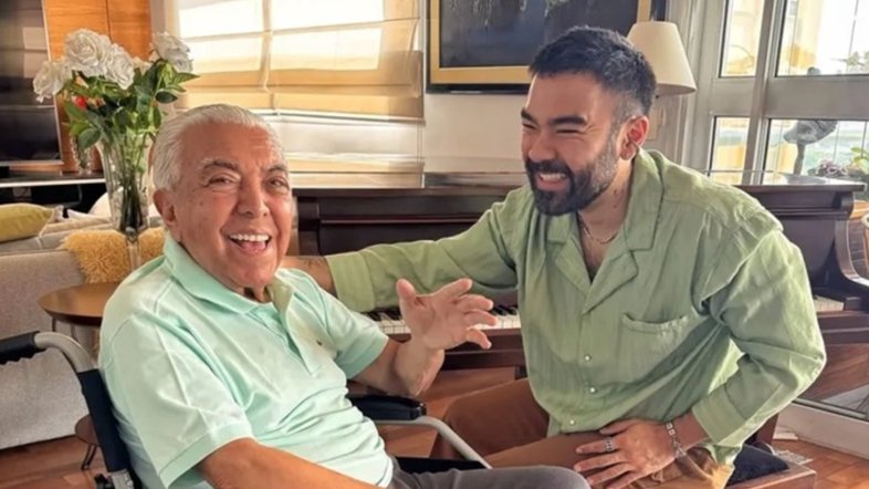Mauricio de Sousa aparece em cadeira de rodas e recebe homenagem do filho