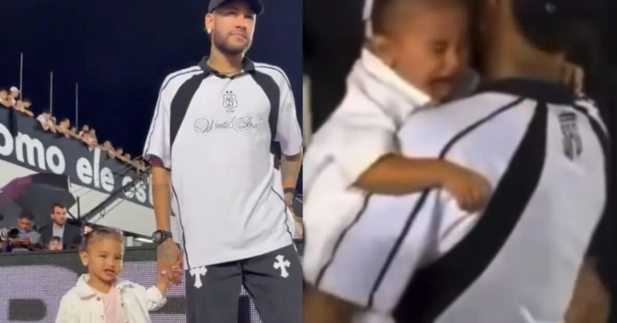 Mavie é atingida por bola na cabeça em campo e amparada por Neymar; veja vídeo