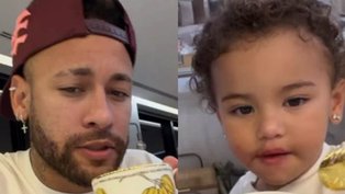 Neymar compartilha momento fofo ao lado de Mavie e se declara: 'Minha dupla'