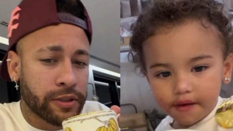 Neymar compartilha momento fofo ao lado de Mavie e se declara: 'Minha dupla'