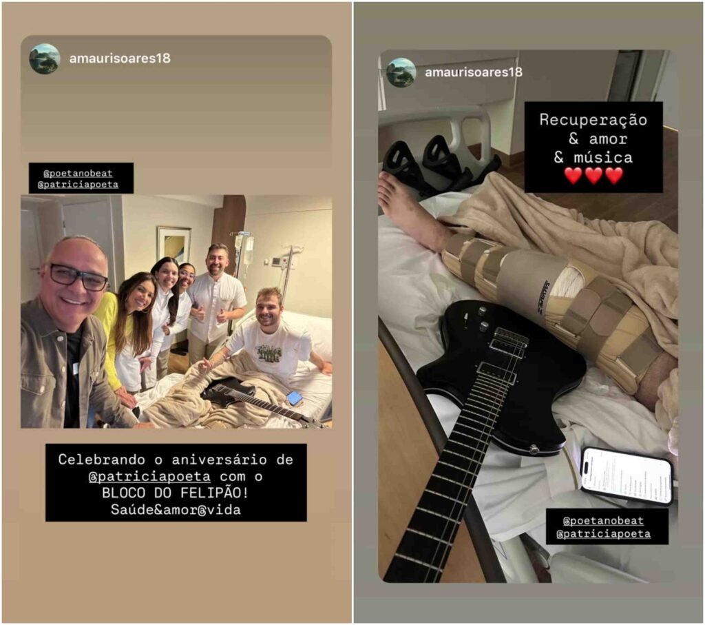 Patrícia Poeta celebra seu aniversário ao lado do filho, internado no hospital 4 Patrícia Poeta celebra seu aniversário ao lado do filho, internado no hospital