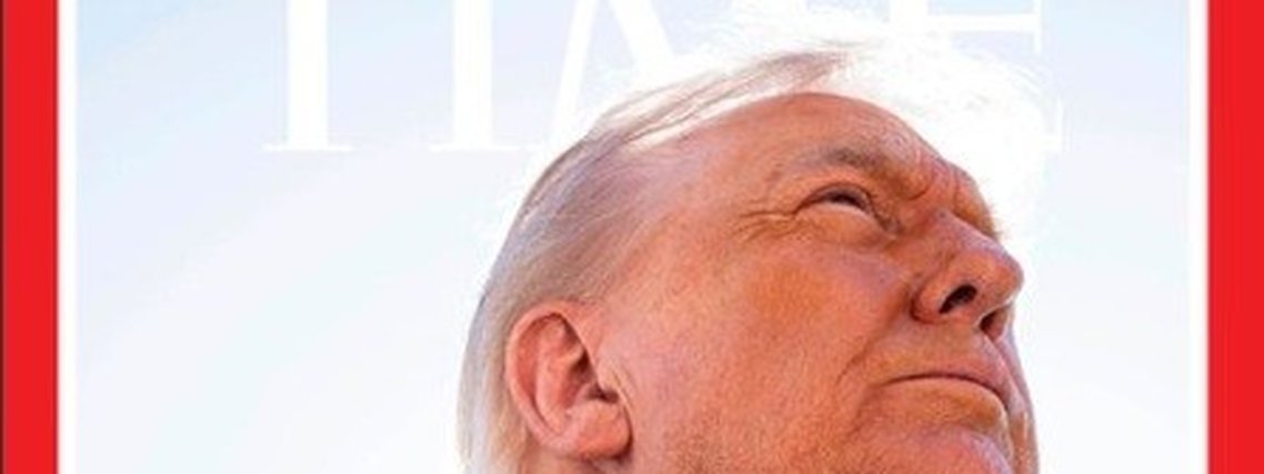 Trump na capa da revista Time 14,10.2025