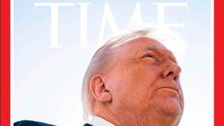 Trump na capa da revista Time 14,10.2025