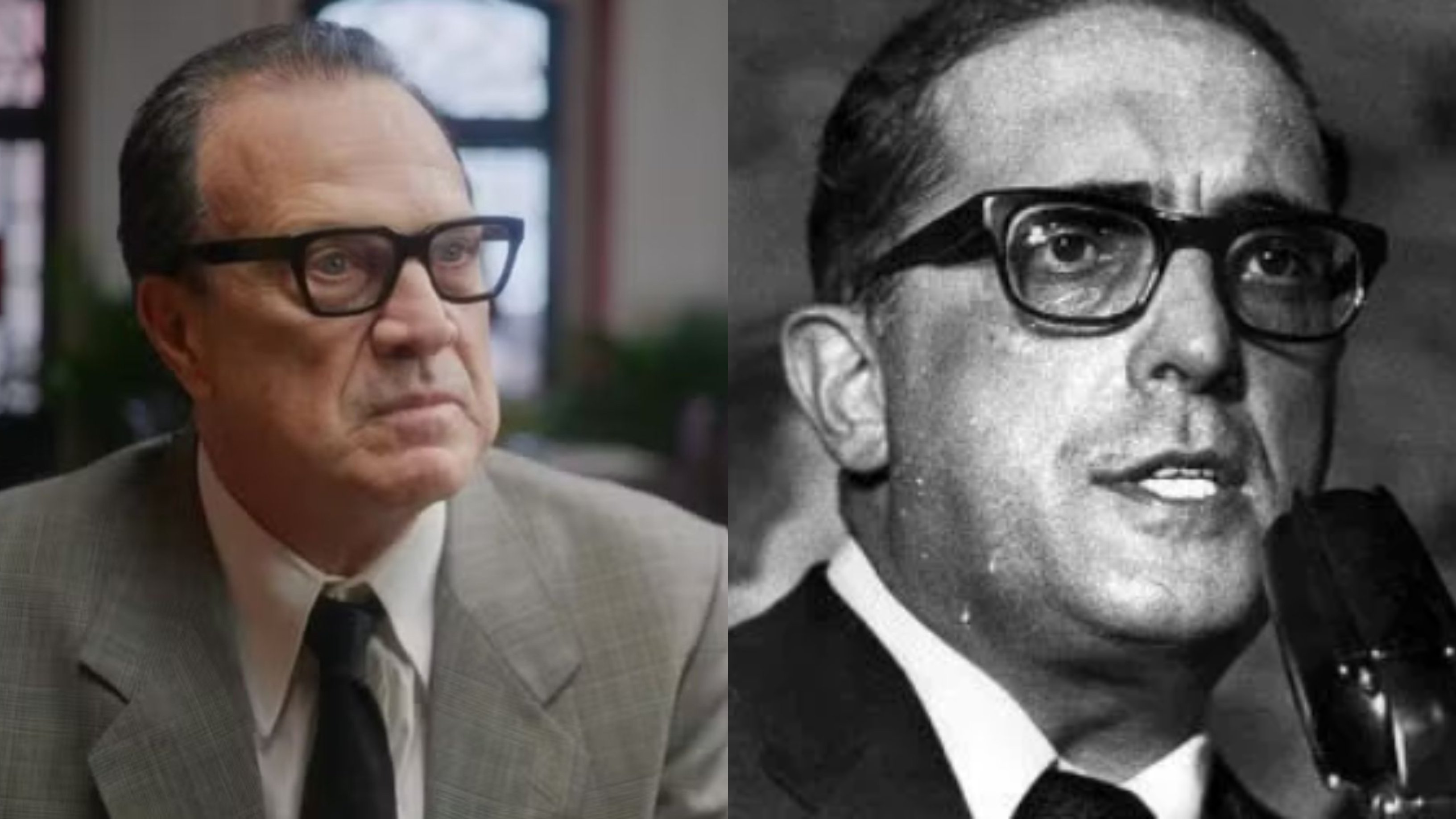 Pedro Bial surpreende ao aparecer caracterizado de Carlos Lacerda para filme 2 Pedro Bial surpreende ao aparecer caracterizado de Carlos Lacerda para filme