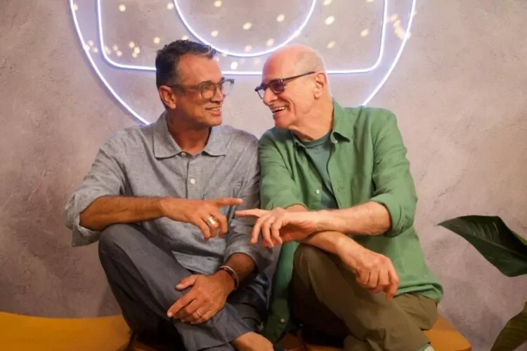 Famosos gravam vinheta de fim de ano na Globo com familiares; confira as fotos