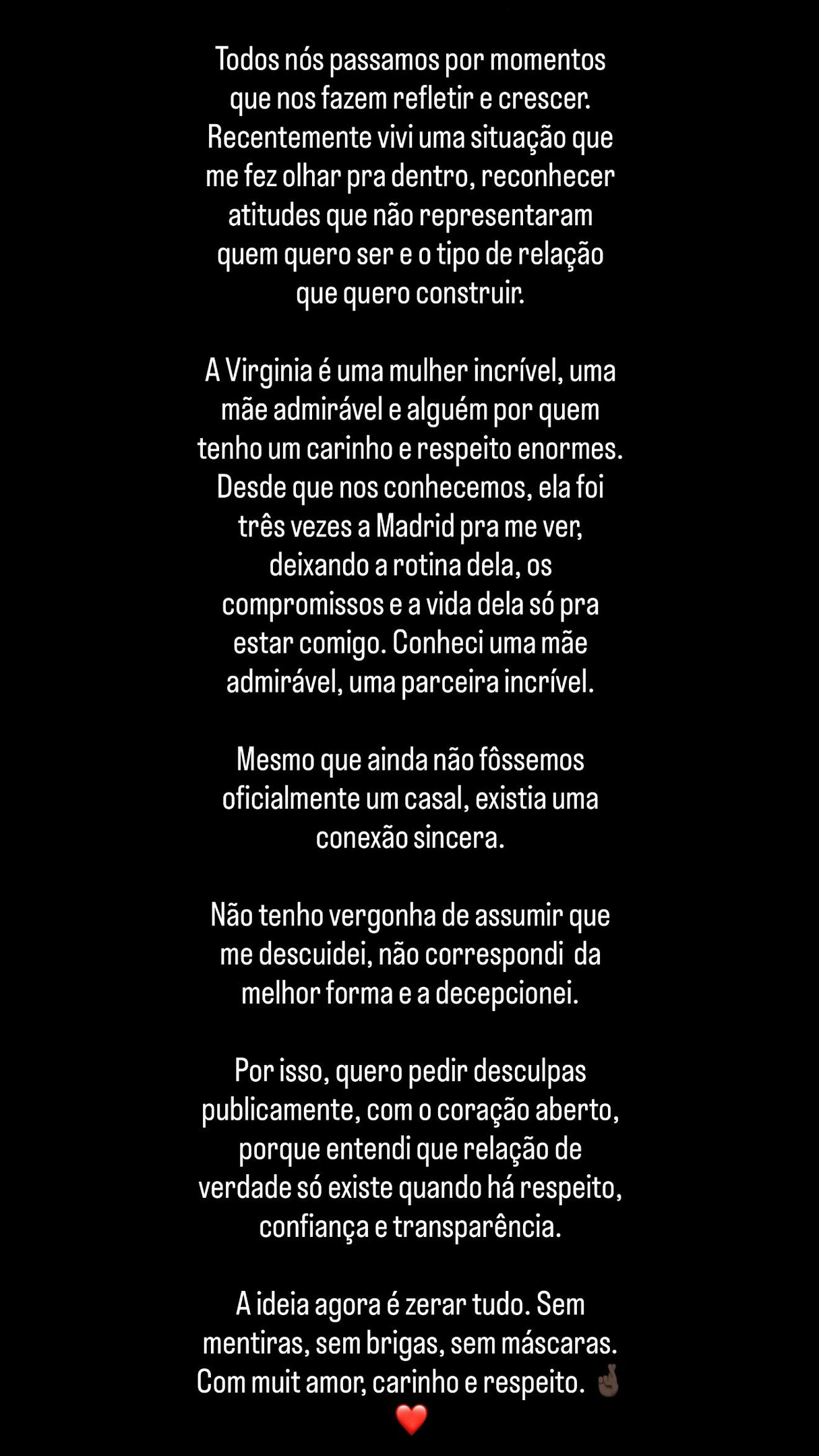 Busca por Virginia explode mundialmente após pedido de desculpas de Vini Jr. 4 Busca por Virginia explode mundialmente após pedido de desculpas de Vini Jr.