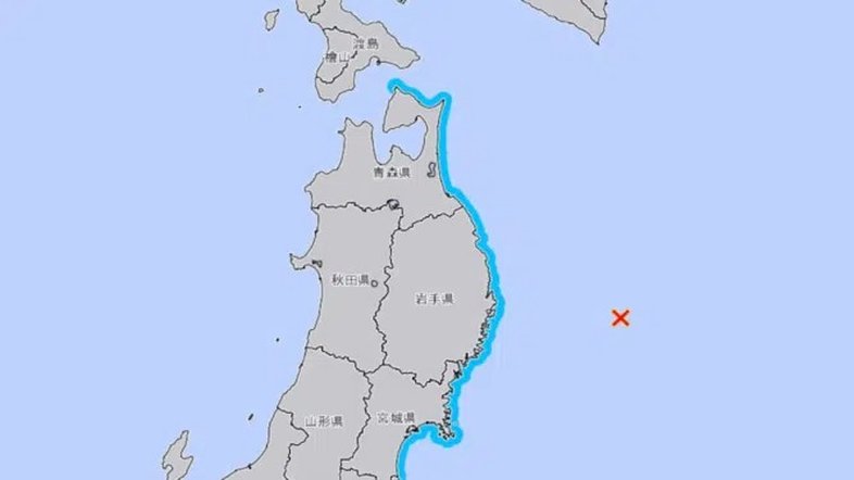 Japão emite alerta de tsunami no norte do país