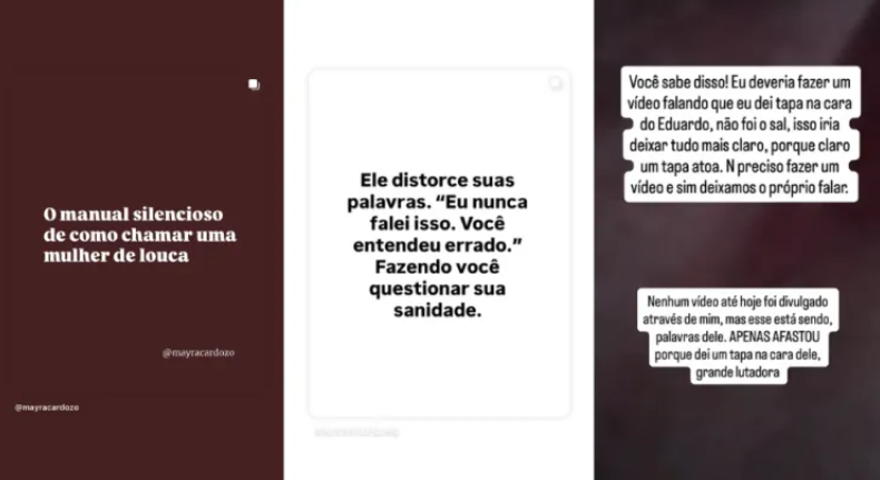 Marcela Tomaszewski divulga vídeo de Dado Dolabella justificando agressão