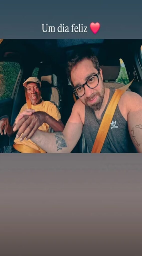 Augusto e Milton Nascimento - Reprodução/Instagram