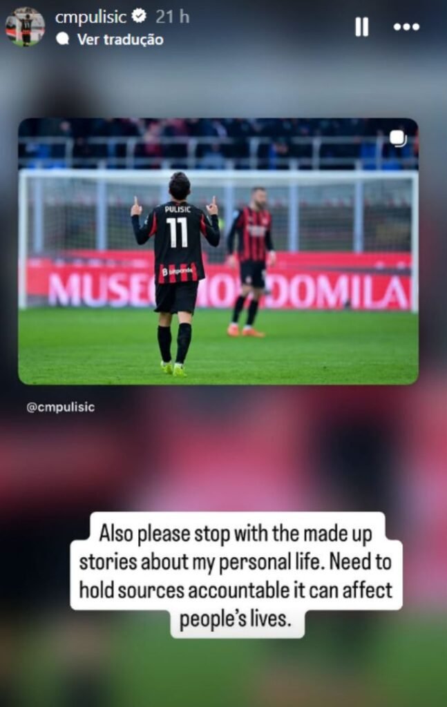 Story de Christian Pulisic