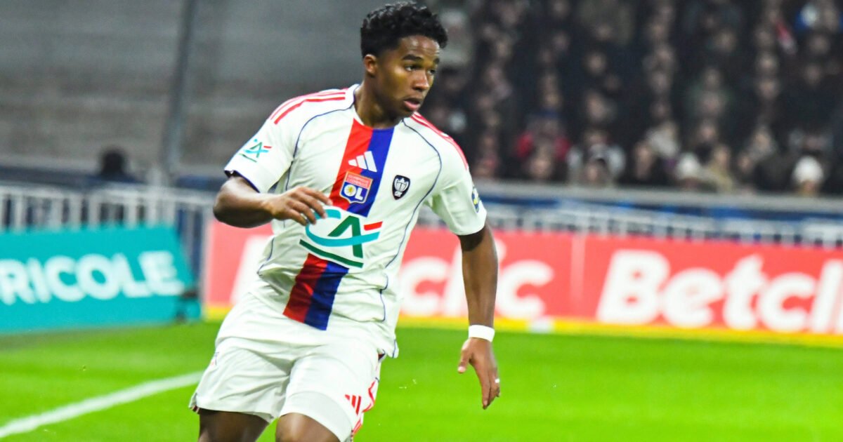 Endrick é criticado pela imprensa após empate do Lyon