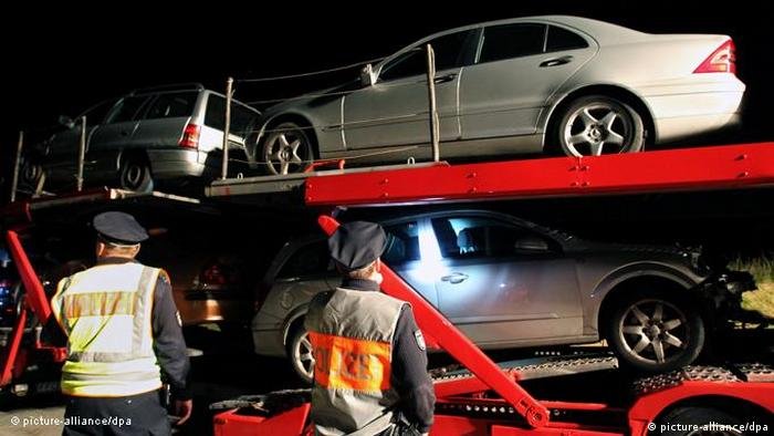 O destino dos carros roubados na Europa e levados à Rússia