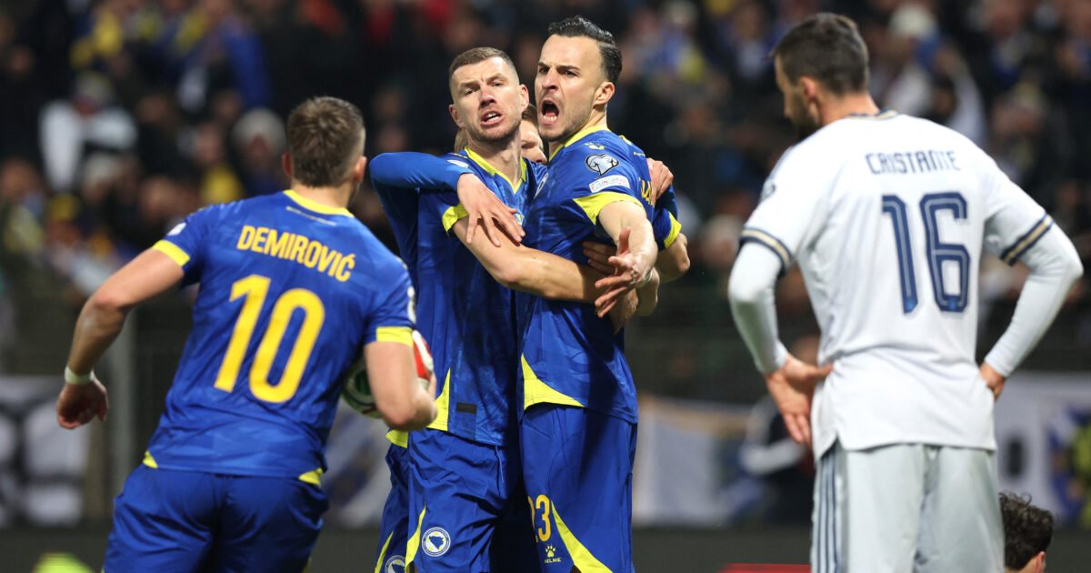Itália perde nos pênaltis para a Bósnia e não se classifica para a Copa do Mundo