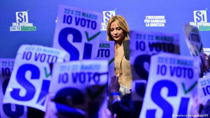 Meloni perde referendo sobre reforma judicial da Itália