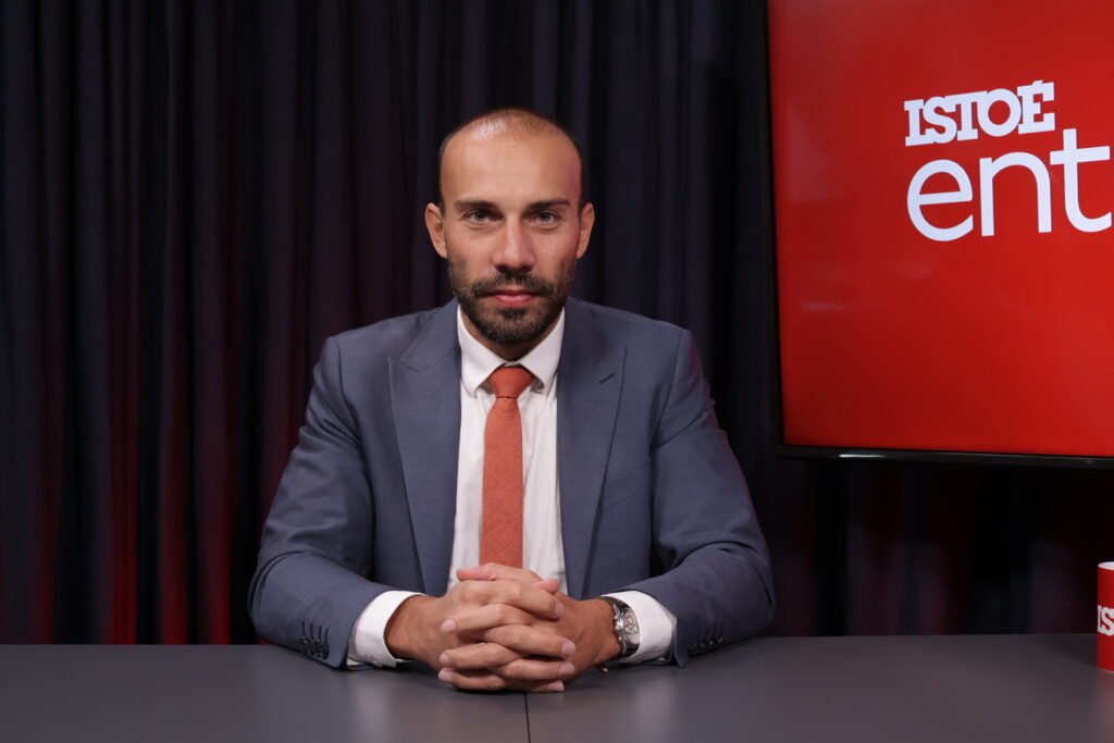 Andrei Roman, CEO da Atlas Intel, durante participação no programa IstoÉ Entrevista