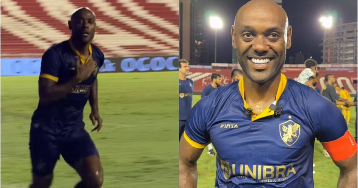 Vágner Love encerra carreira com gol nos acréscimos: ‘Não poderia terminar melhor’