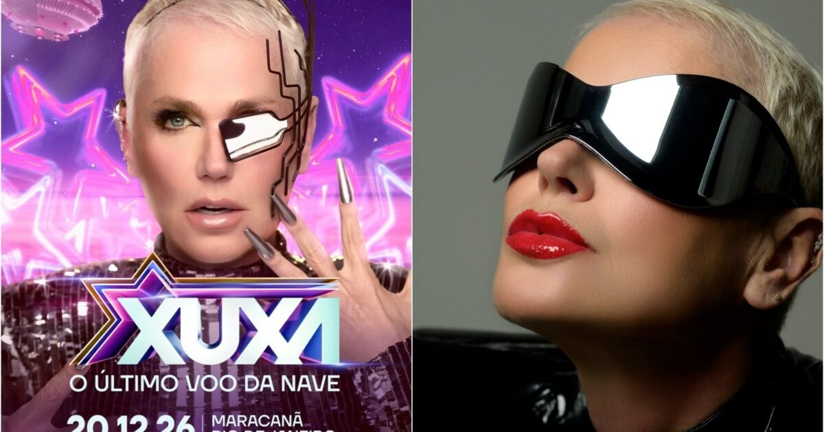 Xuxa anuncia show ‘O Último Voo da Nave’ no Rio de Janeiro