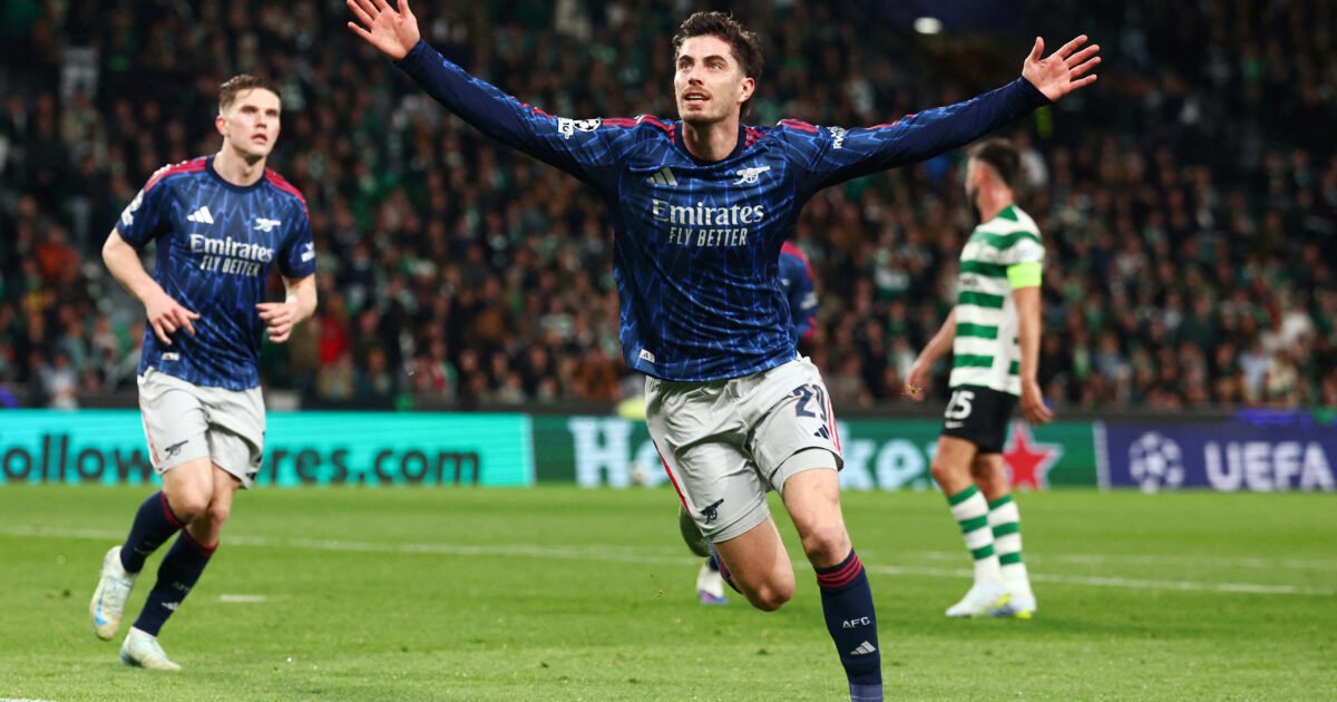 Arsenal vence Sporting por 1 a 0 e larga em vantagem na Champions