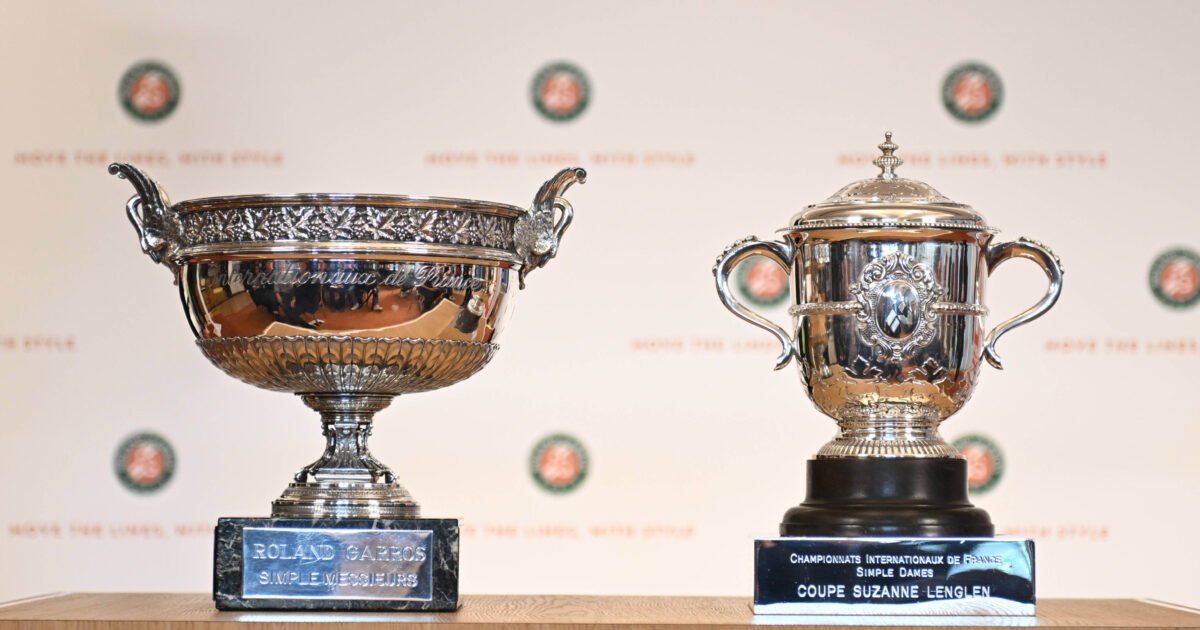 Roland Garros terá premiação recorde de mais de R$ 360 milhões