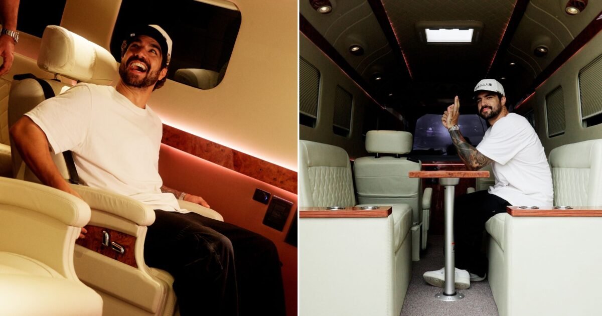 Caio Castro aposta em van de luxo e leva estilo de vida para a estrada