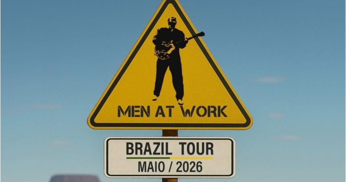 Men At Work, referência do pop rock dos anos 1980, chega ao Brasil em 2026 para turnê