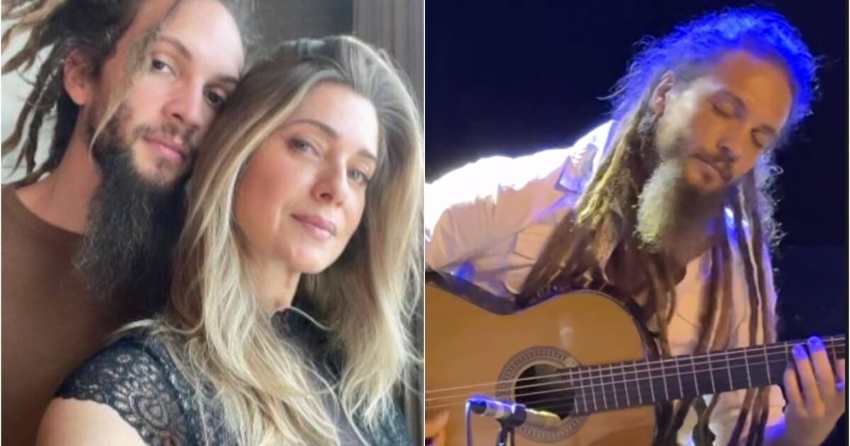 Leticia Spiller elogia ex-marido ao compartilhar registro do show do músico: ‘Fera’