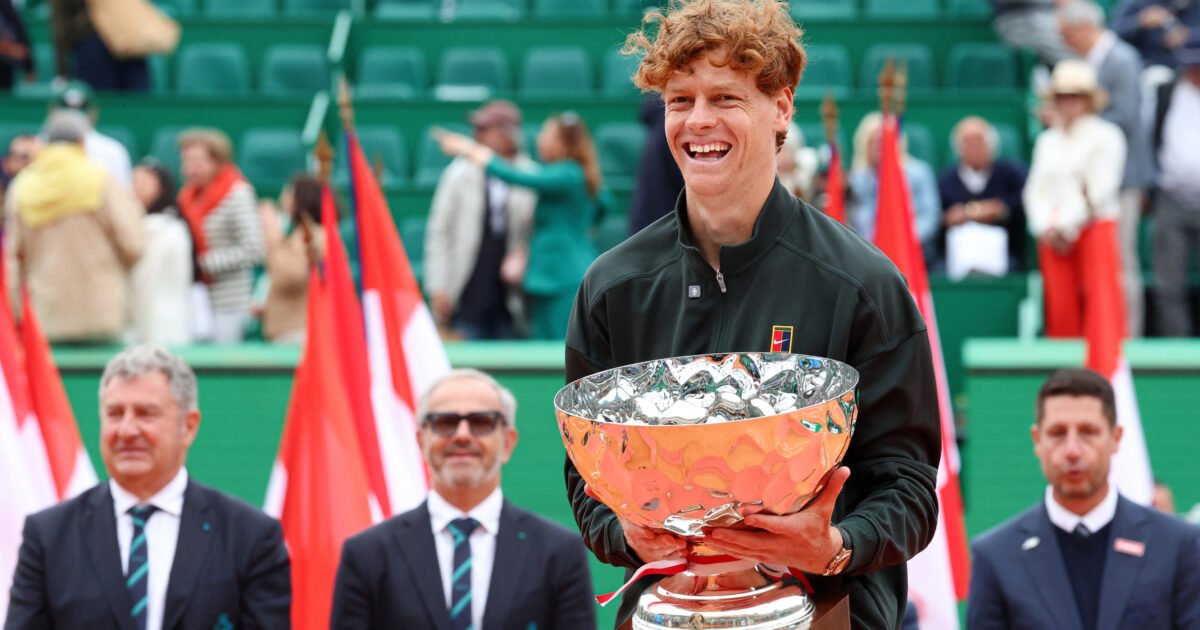 Sinner é campeão em Monte Carlo e retoma liderança do ranking mundial