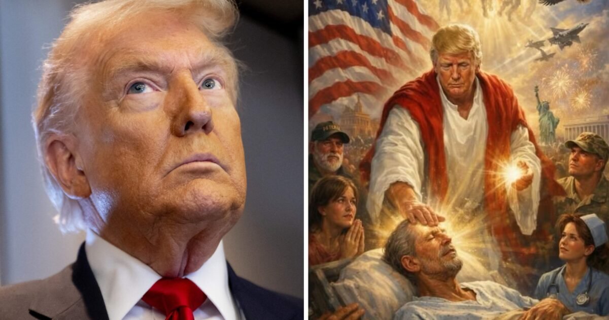 Trump apaga imagem de IA em que aparecia como Jesus