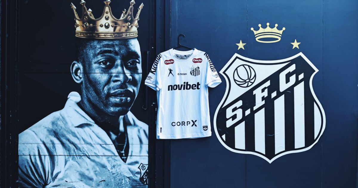 Santos, Umbro e NR Sports se unem em collab com protagonismo da Pelé Brand