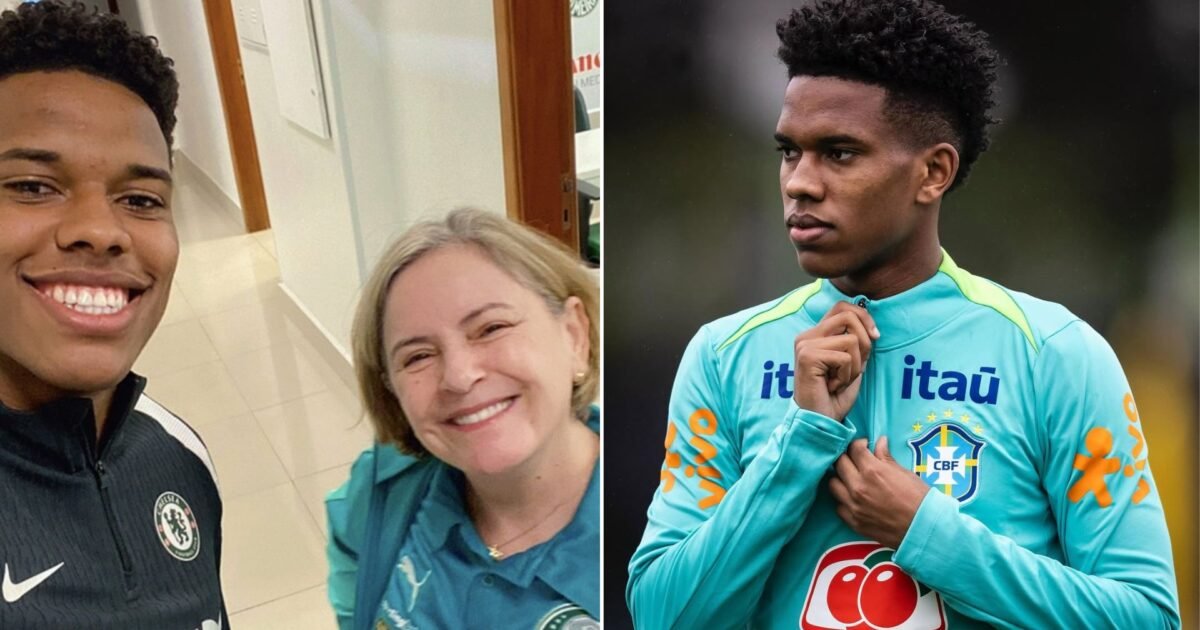 Estêvão volta ao Palmeiras para tratar lesão e mantém esperança de jogar a Copa