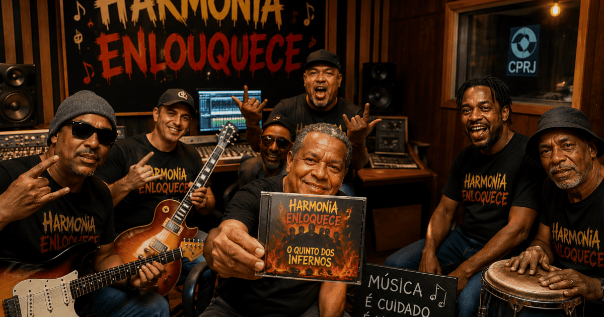 Harmonia Enlouquece lança novo álbum “O Quinto dos Infernos”