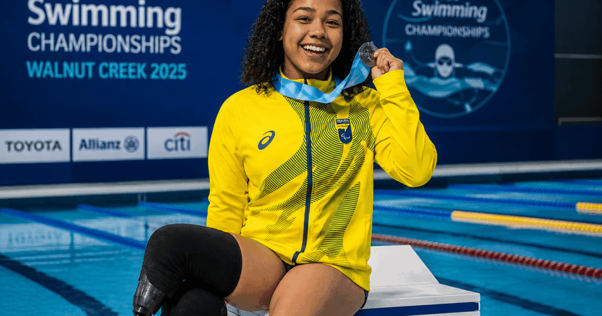 Brasil domina natação no Parapan-Pacífico com ouro e recorde